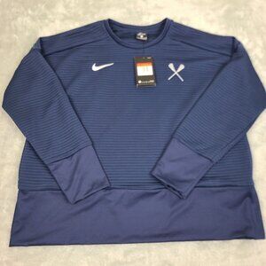Nike Lacrosse Sweatshirt‎ Sweater Performance Athletic Blue Womens Sz Large NWT